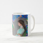 Portrait von Violette Heymann, Redon Kaffeetasse (VorderseiteRechts)