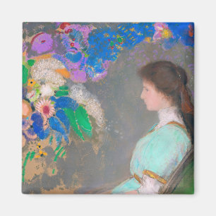 Portrait von Violette Heymann, Redon Magnet