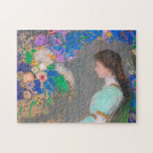 Portrait von Violette Heymann, Redon Puzzle (Horizontal)