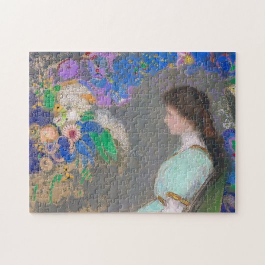 Portrait von Violette Heymann, Redon Puzzle (Horizontal)
