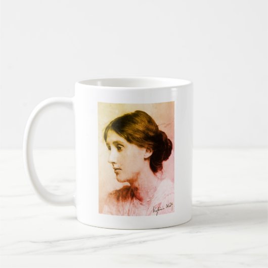 Portrait von Virginia Woolf (1902) Kaffeetasse (Links)