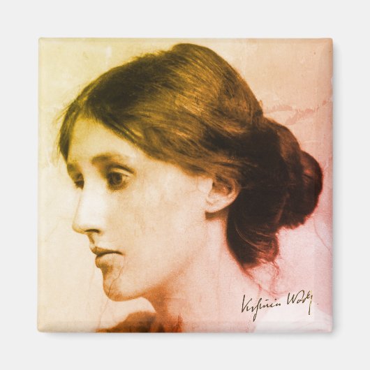 Portrait von Virginia Woolf (1902) Magnet (Vorne)