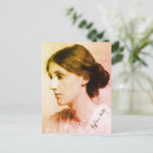 Portrait von Virginia Woolf (1902) Postkarte (Stehend Vorderseite)