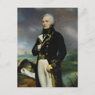 Portrait von Viscount Alexandre-Francois-Marie Postkarte