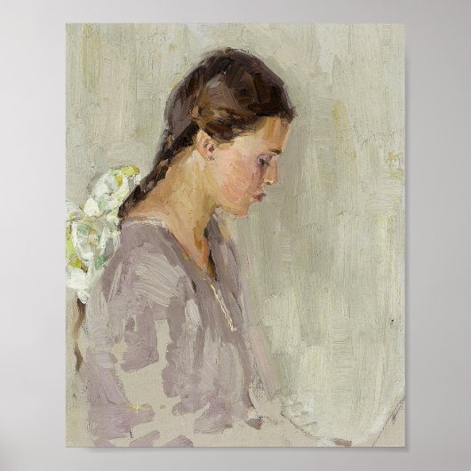 Portrait von Vivian | William Herbert Dunton Poster (Vorne)