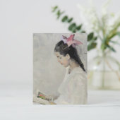 Portrait von Vivian | William Herbert Dunton Postkarte (Stehend Vorderseite)