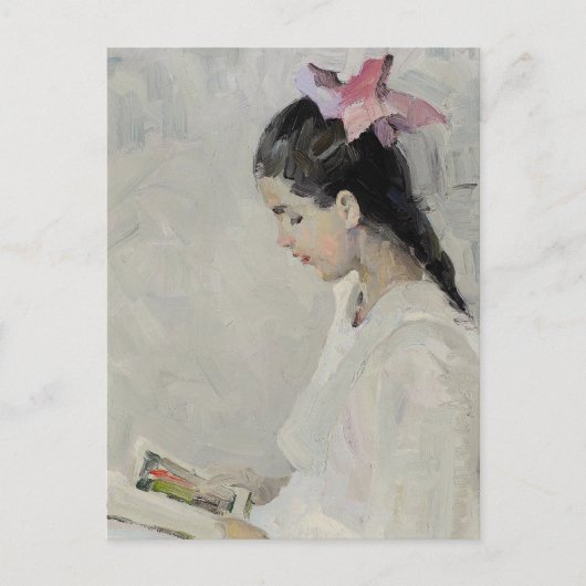 Portrait von Vivian | William Herbert Dunton Postkarte (Vorderseite)