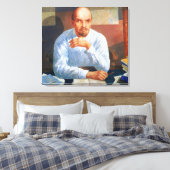 Portrait von Vladimir Ilyich Lenin , 1934 Leinwanddruck (Insitu (Schlafzimmer))