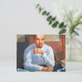 Portrait von Vladimir Ilyich Lenin , 1934 Postkarte (Stehend Vorderseite)