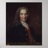 Portrait von Voltaire Poster (Vorne)