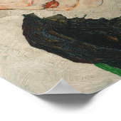 Portrait von Wally von Egon Schiele Poster (Ecke)