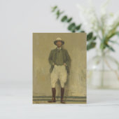 Portrait von Walter B. Harris | Sir John Lavery Postkarte (Stehend Vorderseite)