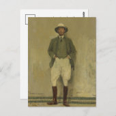 Portrait von Walter B. Harris | Sir John Lavery Postkarte (Vorne/Hinten)