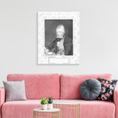 Portrait von Walter Scott Leinwanddruck (Insitu (Wohnzimmer))