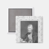 Portrait von Walter Scott Magnet (Vorderseite/Rückseite)