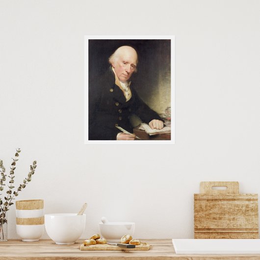 Portrait von Warren Hastings (1732-1818) in seinem Poster (Küche)