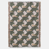 Portrait von weißem Pelikan Decke (Vorderseite Vertikal)