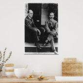 Portrait von Wilbur Wright und Orville Wright Poster (Küche)