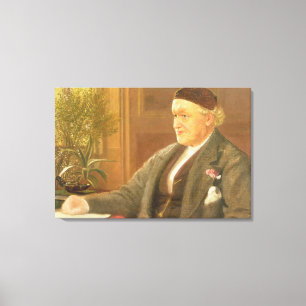 Portrait von William Bell Scott (1811-90), 1886 (o Leinwanddruck