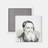 Portrait von William Grindal Magnet (Vorderseite/Rückseite)