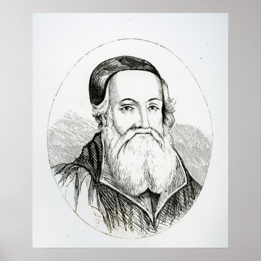 Portrait von William Grindal Poster (Vorne)