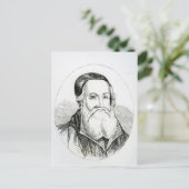 Portrait von William Grindal Postkarte (Stehend Vorderseite)