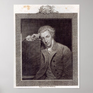 Portrait von William Hayley Poster