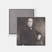 Portrait von William McKinley (Litho) Magnet (Vorderseite/Rückseite)