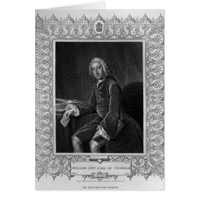 Portrait von William Pitt, 1. Earl of Chatham (Vorne)