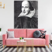 Portrait von William Shakespeare Leinwanddruck (Insitu (Wohnzimmer))