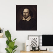 Portrait von WIlliam Shakespeare Poster/Print Poster (Heimbüro)