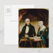 Portrait von William und Mary Wordsworth, 1839 Postkarte (Vorne/Hinten)