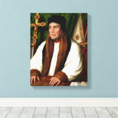Portrait von William Warham Leinwanddruck (Insitu (Holzboden))