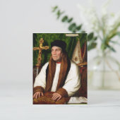 Portrait von William Warham Postkarte (Stehend Vorderseite)