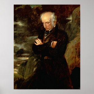 Portrait von William Wordsworth 1842 Poster