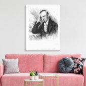 Portrait von William Wordsworth Leinwanddruck (Insitu (Wohnzimmer))