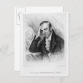 Portrait von William Wordsworth Postkarte (Vorne/Hinten)