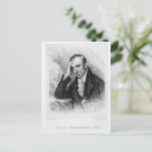 Portrait von William Wordsworth Postkarte (Stehend Vorderseite)