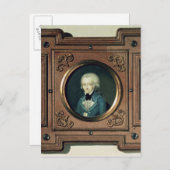 Portrait von Wolfgang Amadeus Mozart , 1773 Postkarte (Vorne/Hinten)