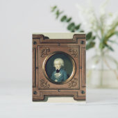 Portrait von Wolfgang Amadeus Mozart , 1773 Postkarte (Stehend Vorderseite)