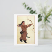 Portrait von Wu Fu Postkarte (Stehend Vorderseite)