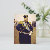 Portrait von Zar Alexander III, 1900 Postkarte (Stehend Vorderseite)