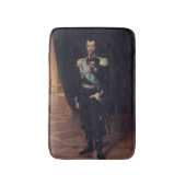 Portrait von Zar Nicholas II (von Albert Edelfelt) Badematte (Vorderseite Vertikal)