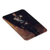 Portrait von Zar Nicholas II (von Albert Edelfelt) Magnet (Rechte Seite)
