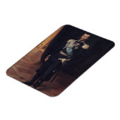 Portrait von Zar Nicholas II (von Albert Edelfelt) Magnet (Linke Seite)