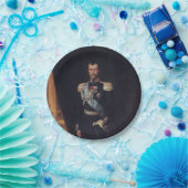 Portrait von Zar Nicholas II (von Albert Edelfelt) Pappteller (Party)