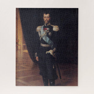 Portrait von Zar Nicholas II (von Albert Edelfelt) Puzzle