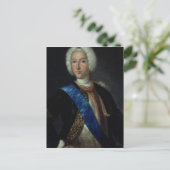 Portrait von Zar Peter II Postkarte (Stehend Vorderseite)
