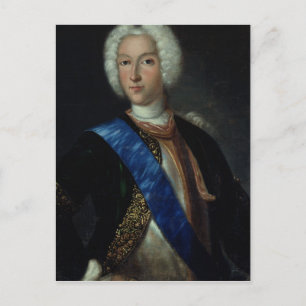 Portrait von Zar Peter II Postkarte