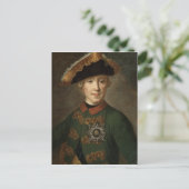 Portrait von Zar Peter III Postkarte (Stehend Vorderseite)